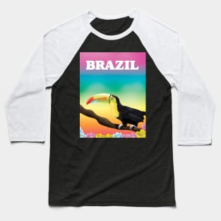 Brazil Toucan travel poster Baseball T-Shirt